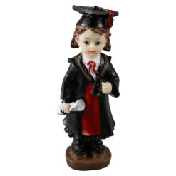 Figurina Absolvent din rasina 15 cm fata/baiat, modele variate