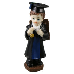 Alternative view of Figurina Absolvent din rasina 15 cm fata/baiat, modele variate