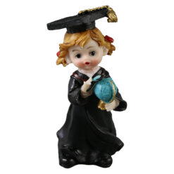 Figurina Absolvent din rasina 11 cm fata/baiat, modele variate