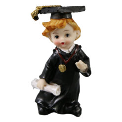 Alternative view of Figurina Absolvent din rasina 11 cm fata/baiat, modele variate