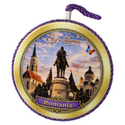Decor de perete din ceramica Cluj-Napoca 17 cm, Mathias Rex