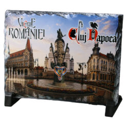 Placa din ardezie Cluj-Napoca 19 x 14 cm, Valorile Romaniei