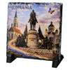 Placa din ardezie Cluj-Napoca 14 x 14 cm, Romania, fluture