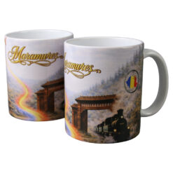 Cana din ceramica Maramures 330 ml, Romania, stampila