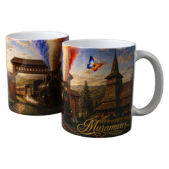 Cana din ceramica Maramures 330 ml, Romania