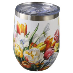 Cana termos 330 ml "Tulipany", in cutie decorativa