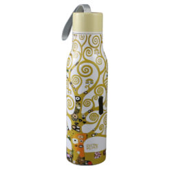 Sticla termos 500 ml "Tree of Life" ecru de Gustav Klimt, in cutie decorativa