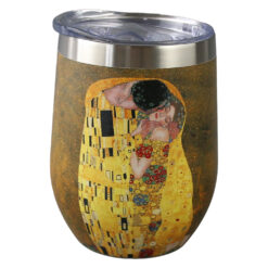 Cana termos 330 ml "The Kiss" de Gustav Klimt, in cutie decorativa