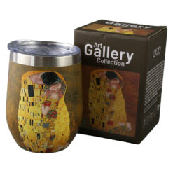 Alternative view of Cana termos 330 ml "The Kiss" de Gustav Klimt, in cutie decorativa