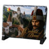 Placa din ardezie Castelul Bran 19 x 14 cm, Vlad Tepes
