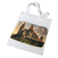 Sacosa textila Castelul Corvinilor 30 x 35 cm, Iancu de Hunedoara