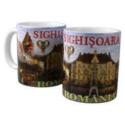 Cana din ceramica Sighisoara 330 ml, Romania