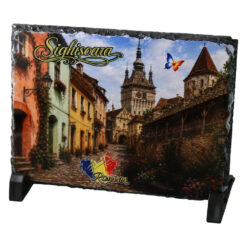 Placa din ardezie Sighisoara 19 x 14 cm