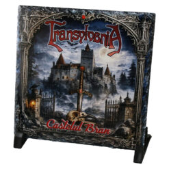 Placa din ardezie Castelul Bran 19 x 19 cm, Transylvania
