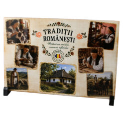 Placa decorativa "Traditii Romanesti" 30 x 20 cm, faianta