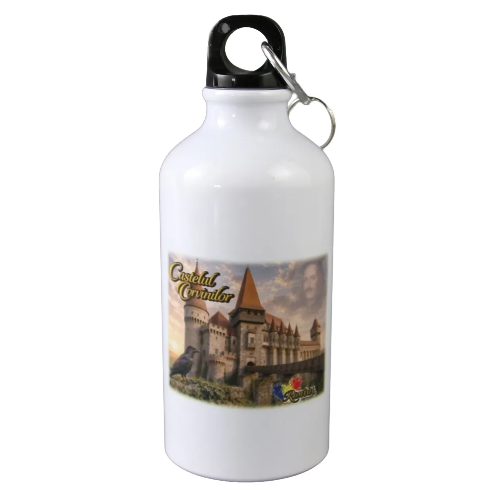Sticla metalica 500 ml Castelul Corvinilor, Romania