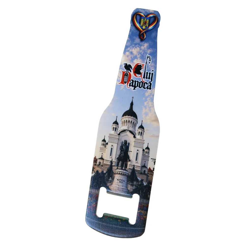 Desfacator de sticle cu magnet Cluj Napoca 4 x 13.5 cm, Mathias Rex