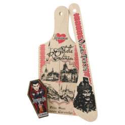 Set ustensile bucatarie cu magnet de frigider "Castele din Romania"