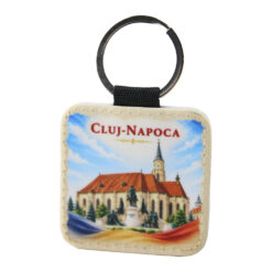 Breloc din piele sintetica Mathias Rex, Cluj-Napoca 5 cm, Romania
