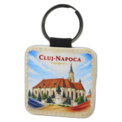 Breloc din piele sintetica Mathias Rex, Cluj-Napoca 5 cm, Romania