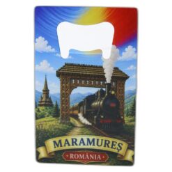 Desfacator de sticle metalic Mocanita din Maramures 5.5 x 8.5 cm, Romania