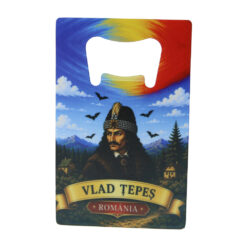 Desfacator de sticle metalic Vlad Tepes 5.5 x 8.5 cm, Romania