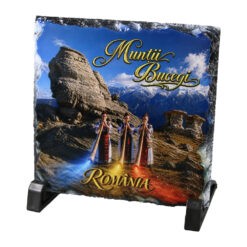 Placa din ardezie Muntii Bucegi 14 x 14 cm, Romania