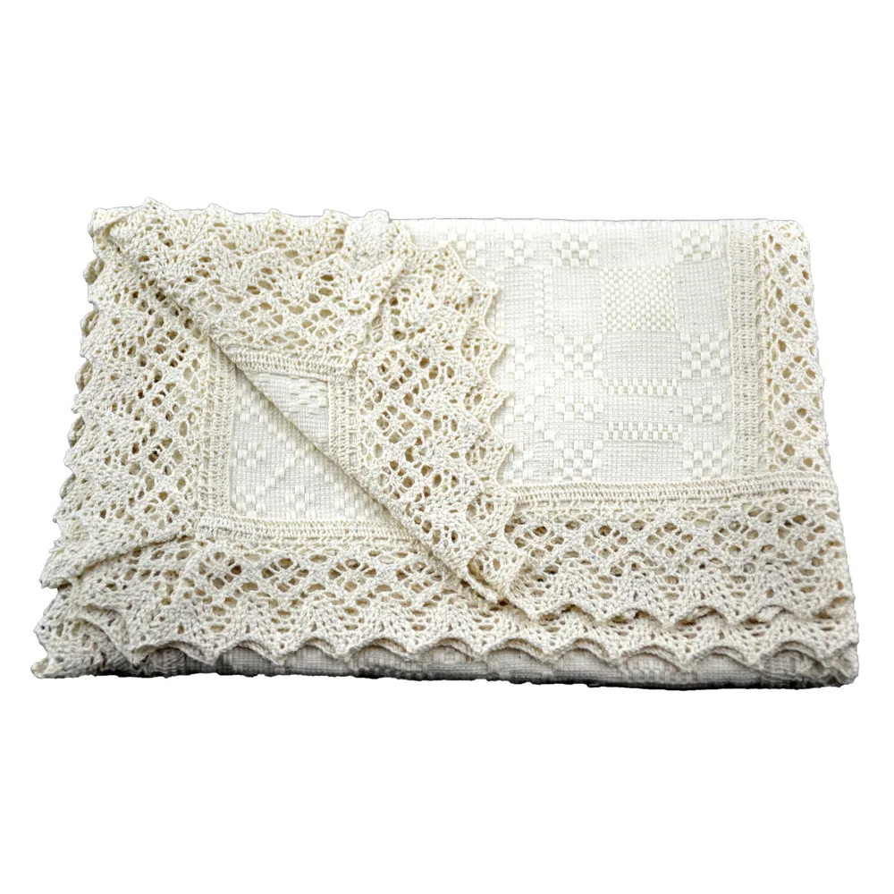 Fata de masa artizanat din bumbac 90x45 CM, Crem