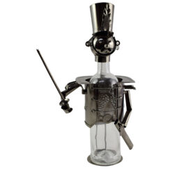 Suport sticla de vin, din metal Calaret 22x36 CM