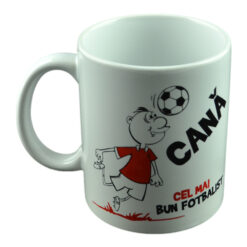 Cana ceramica 300 ml "Cel mai bun fotbalist", in cutie decorativa - Funny Mug - imagine 4