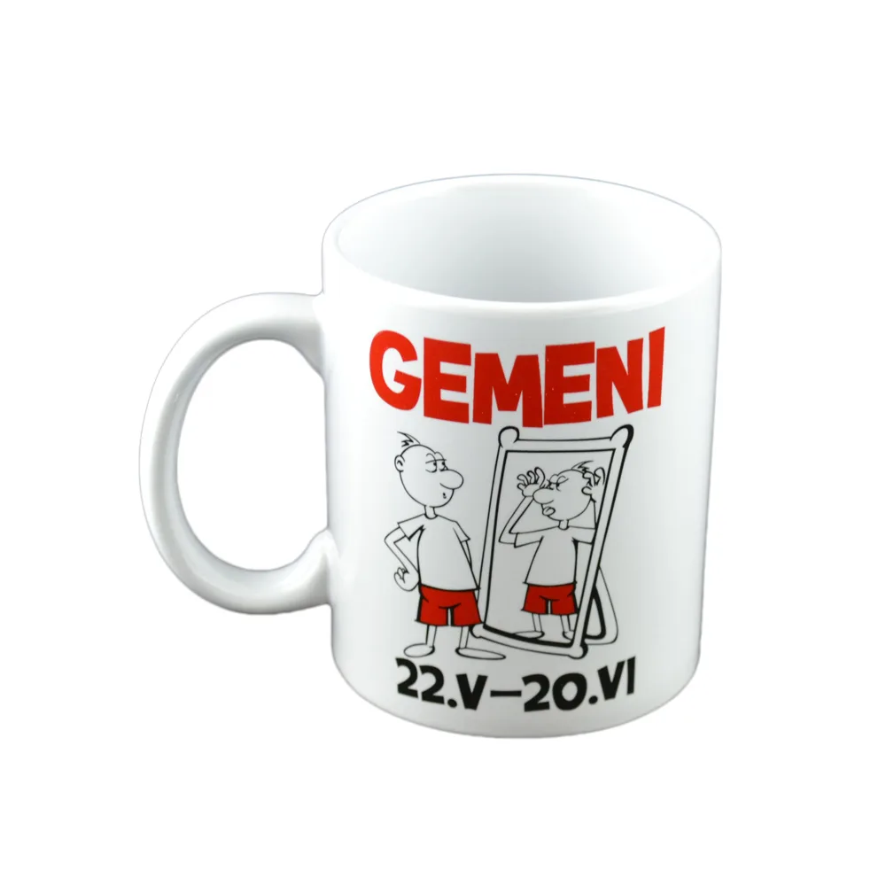 Cana ceramica 300 ml Zodiac "Gemeni" in cutie decorativa - imagine 2