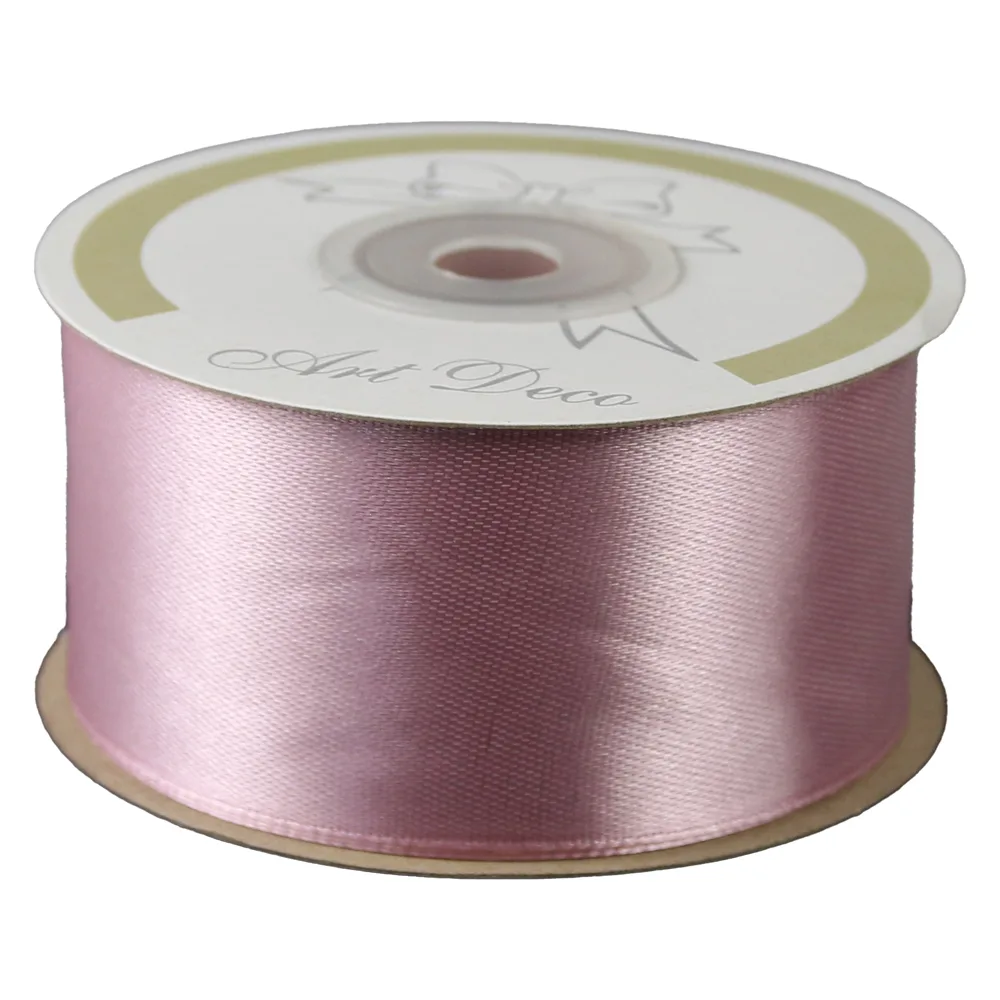 Rola panglica satin Roz 38 mm x 25 m Art Deco