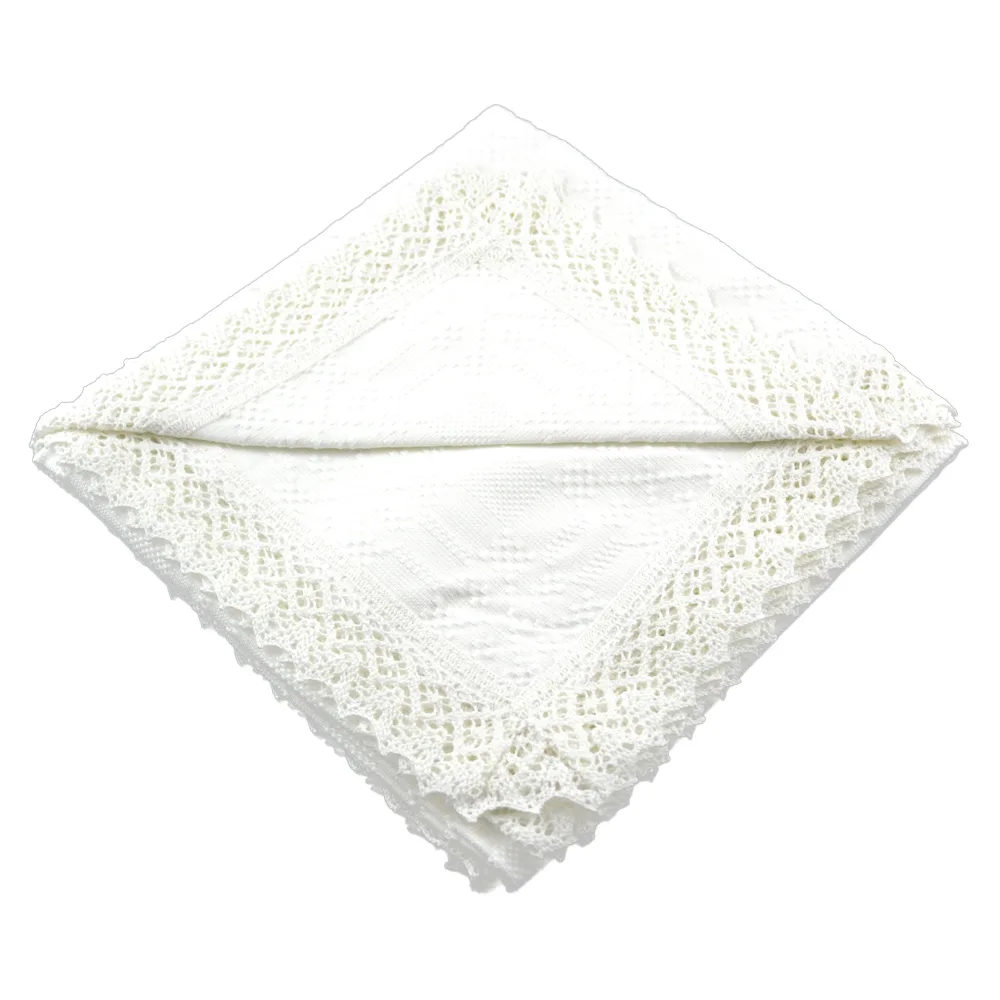 Fata de masa traditionala din bumbac 100x100 CM Alb