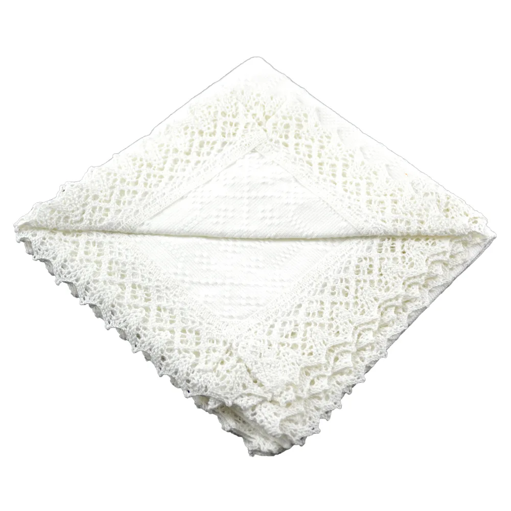 Fata de masa traditionala din bumbac 75x75 CM Alb