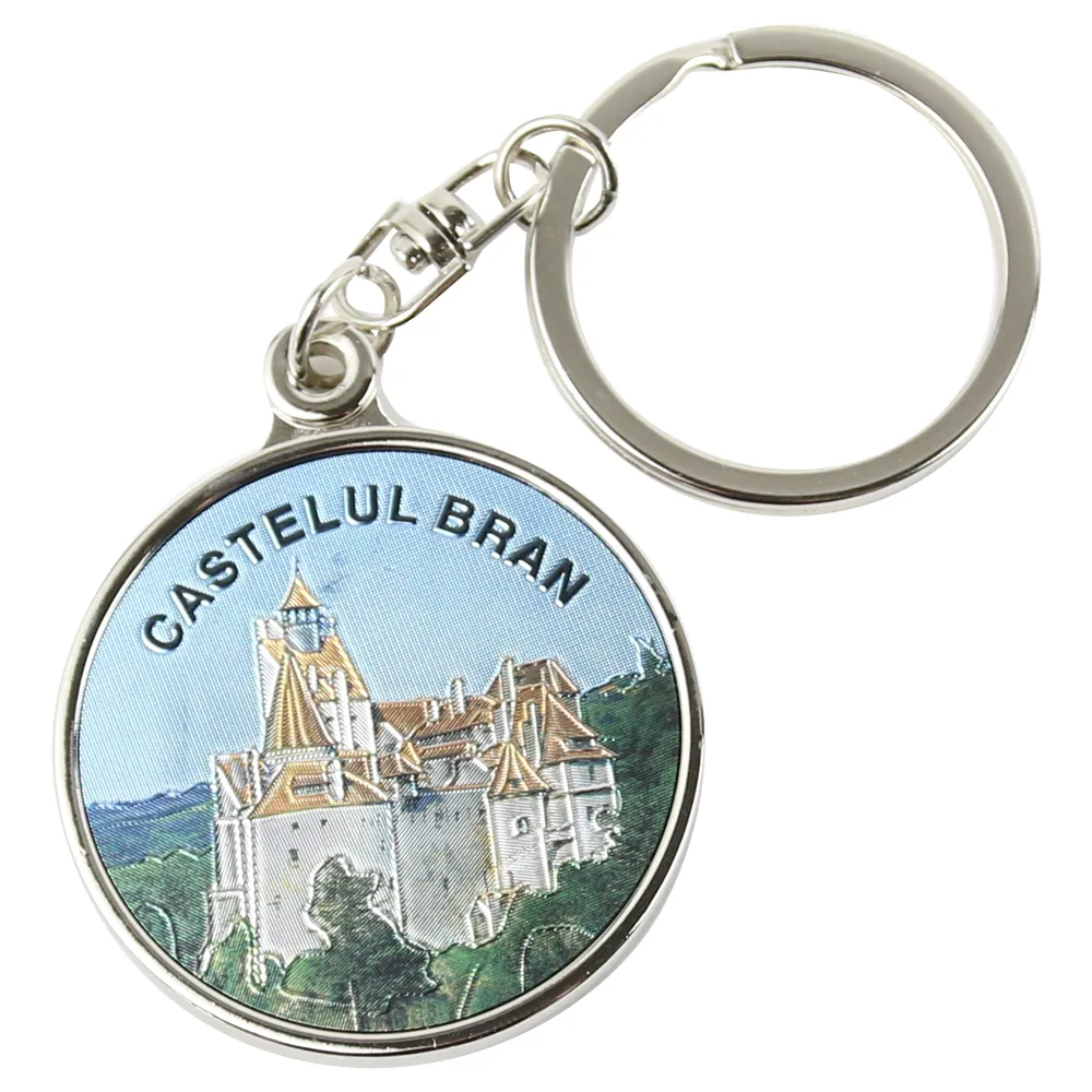 Breloc din metal "Castelul Bran" cu calendar Eternety, 4.5 CM - imagine 2