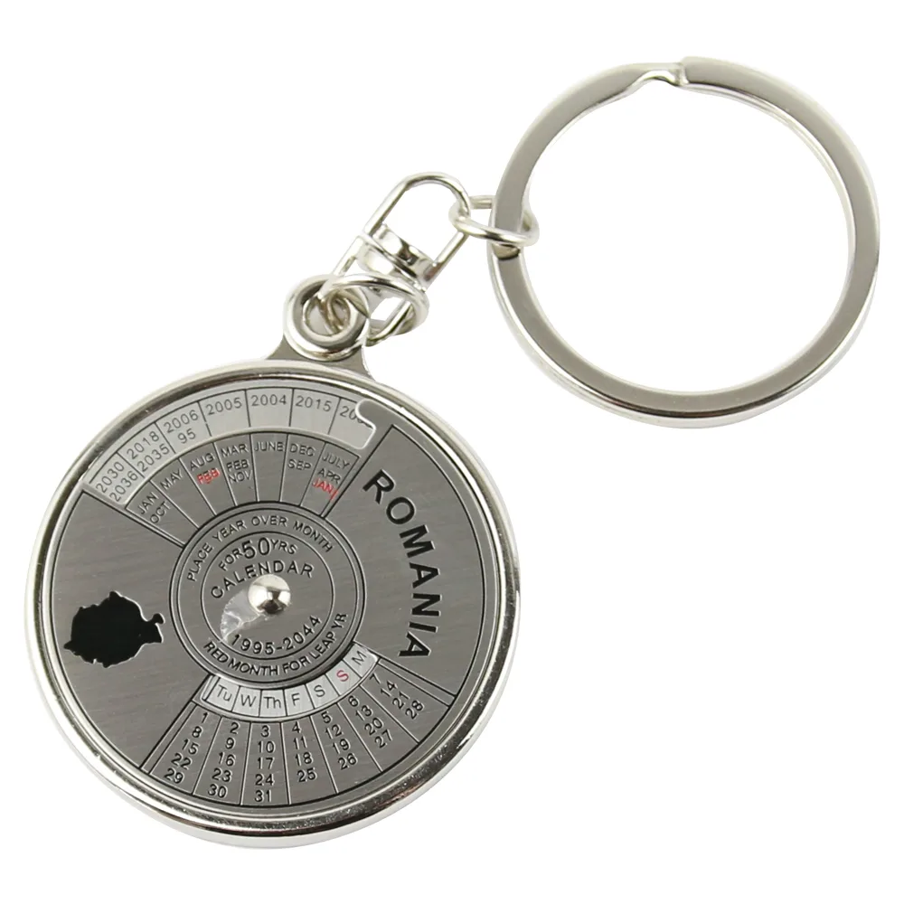 Breloc din metal "Castelul Bran" cu calendar Eternety, 4.5 CM - imagine 3