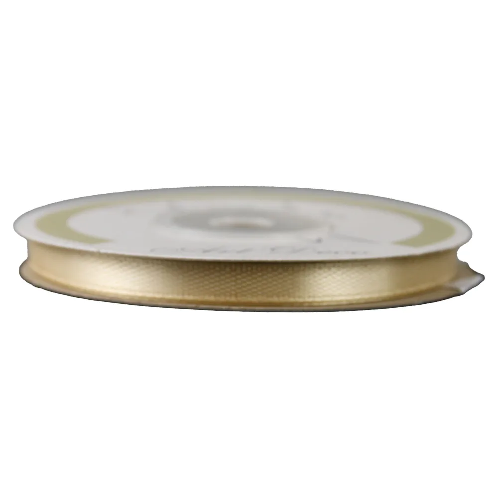 Rola panglica satin Nisipiu 6 mm x 25 m Art Deco