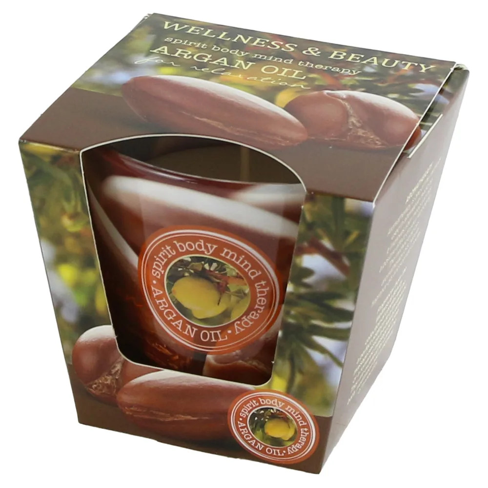 Lumanare parfumata Wellness & Beauty 115 gr, Argan Oil/Cotton