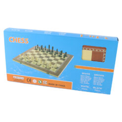 Set de jocuri din lemn 3-in-: Sah /Dame/Table, 29x29 cm, Chess - imagine 3