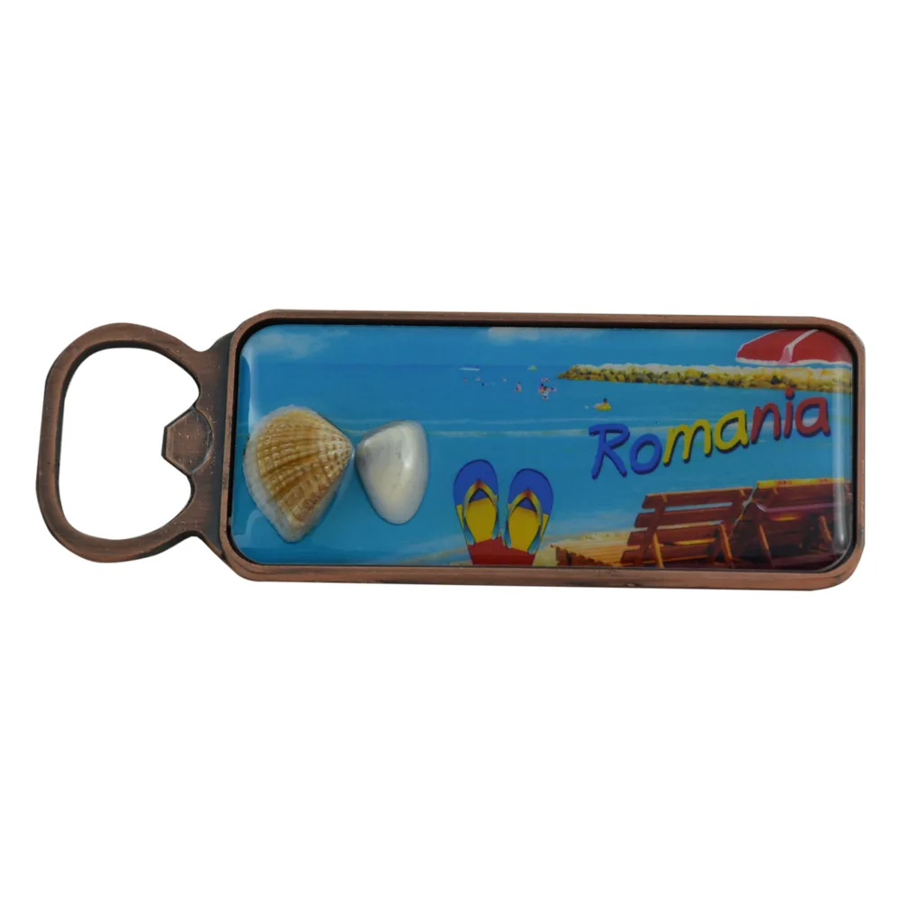 Desfacator sticle cu magnet Black Sea/Romania 10 CM