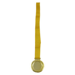 Medalie Aurie din metal 6.5 CM cu panglica