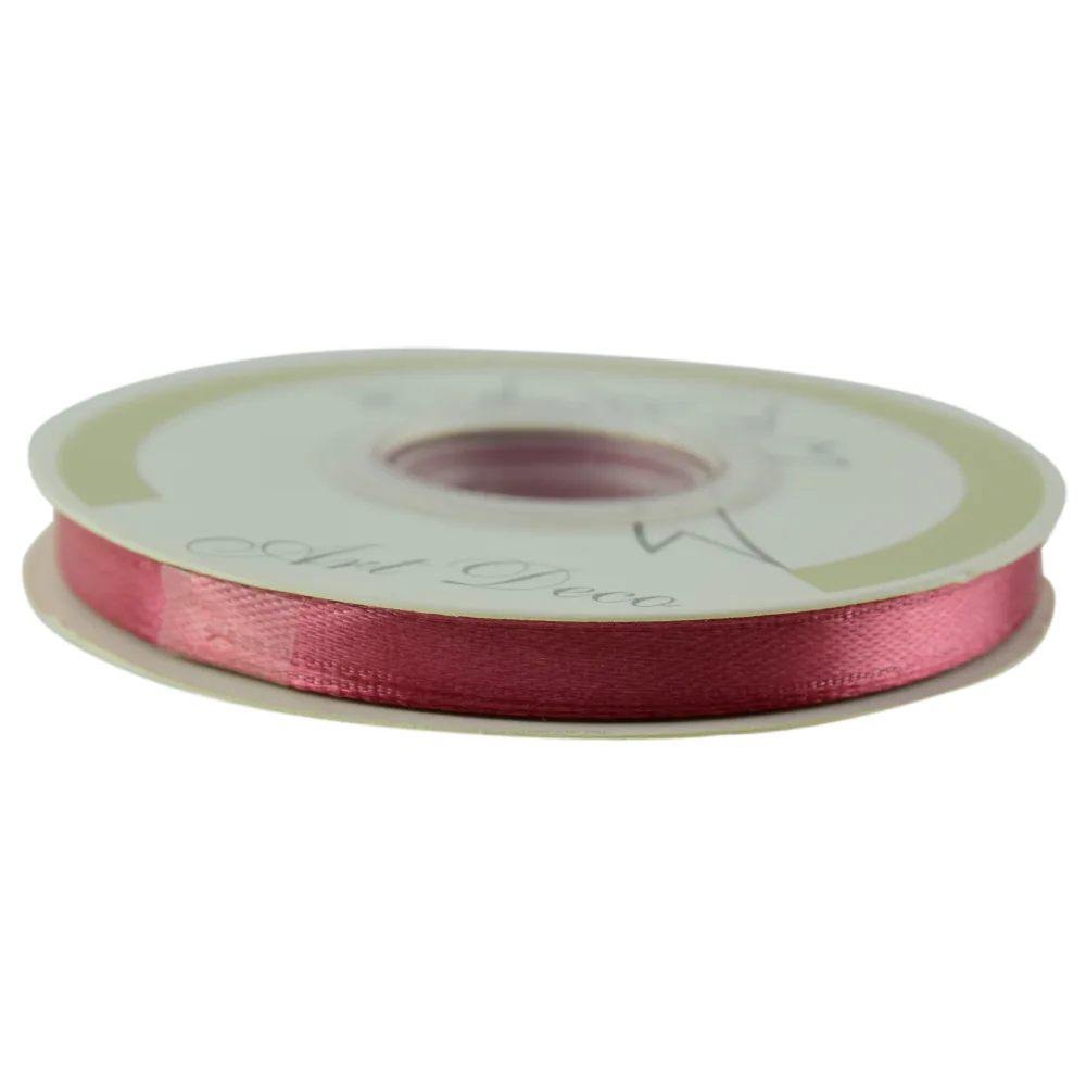 Rola panglica satin Rose 6 mm x 25 m, Art Deco