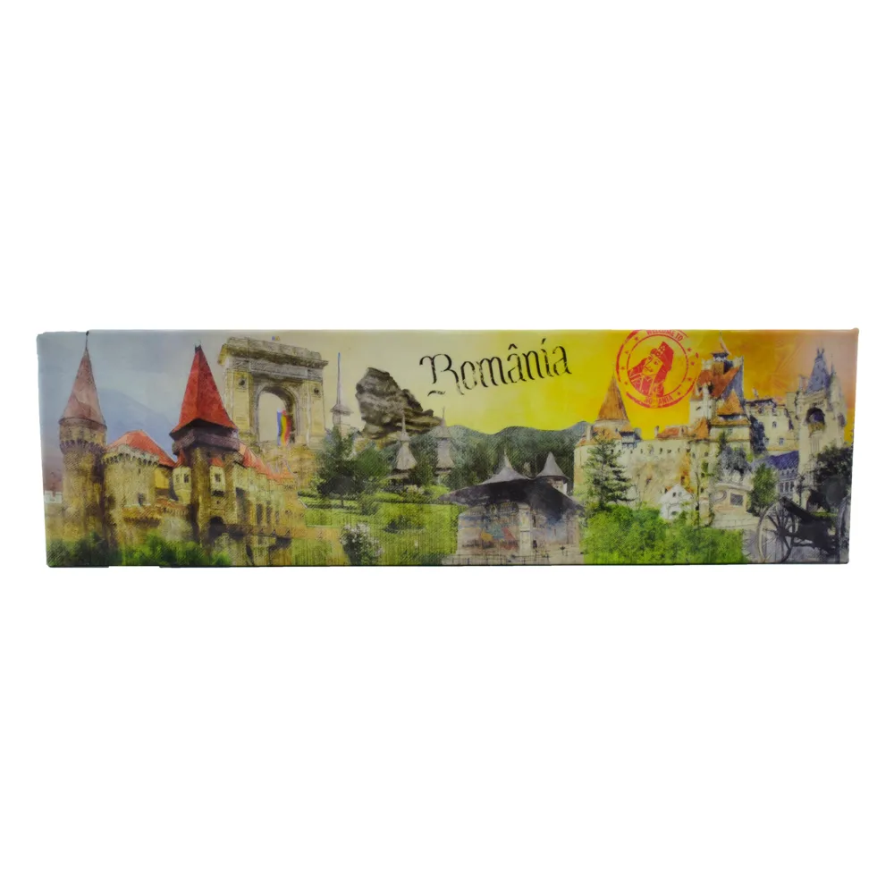 Magnet frigider din plastic Romania 17x5 CM, Modele variate - imagine 5
