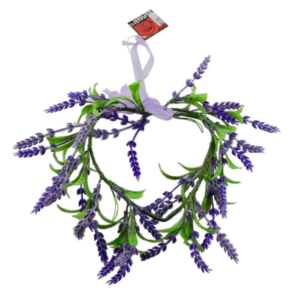 Coroana usa lavanda in forma de inima 28 CM