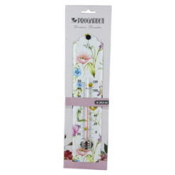 Termometru din metal decorat cu flori 29 CM - imagine 4