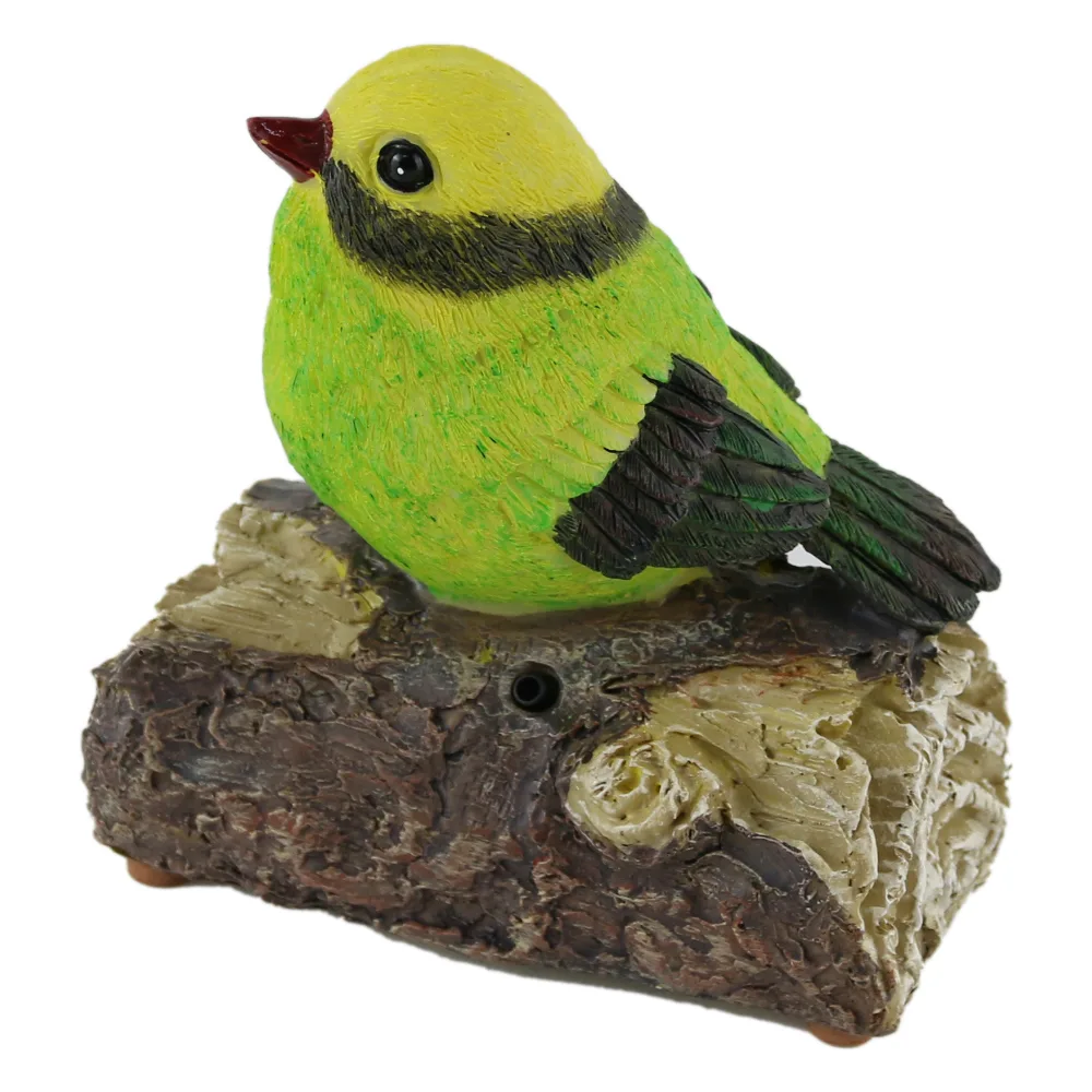 Pasare decorativa cu sunet si senzor de miscare 12 CM - imagine 2