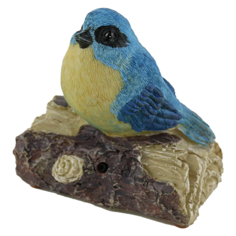 Pasare decorativa cu sunet si senzor de miscare 12 CM - imagine 3