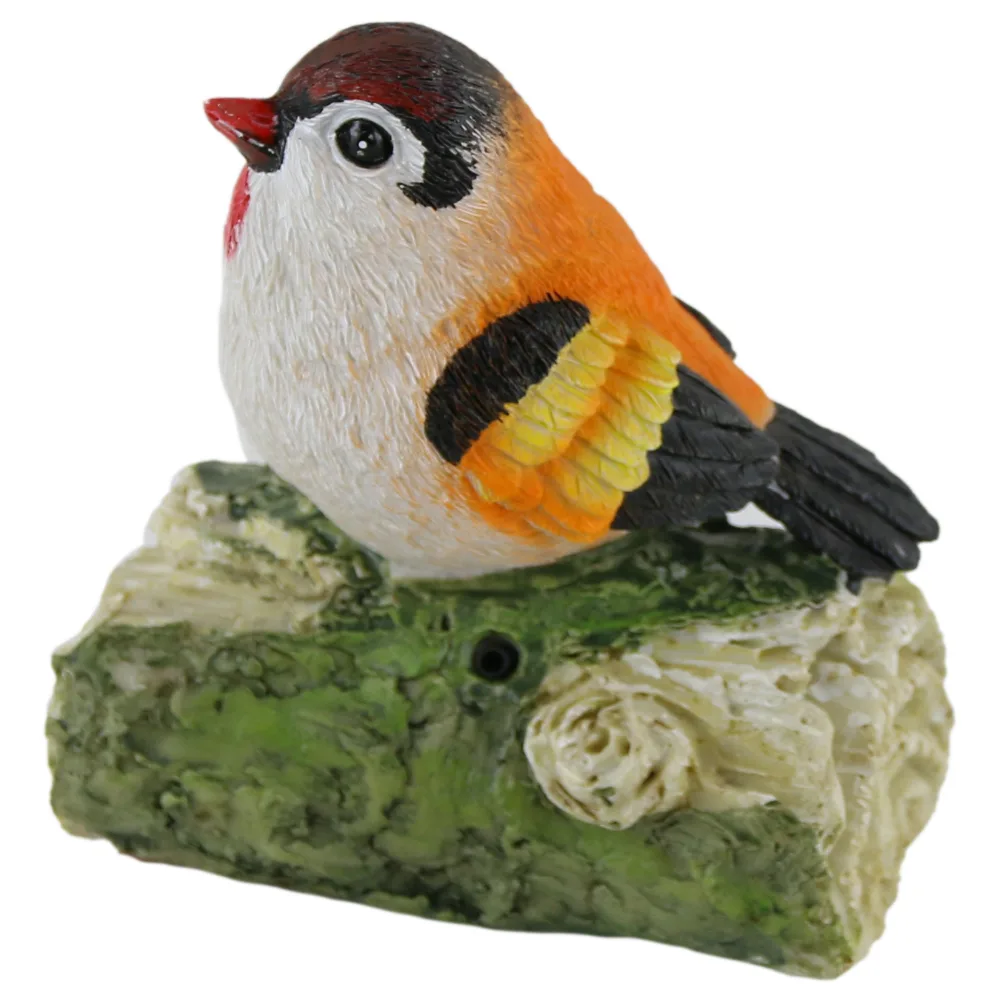 Pasare decorativa cu sunet si senzor de miscare 12 CM - imagine 4