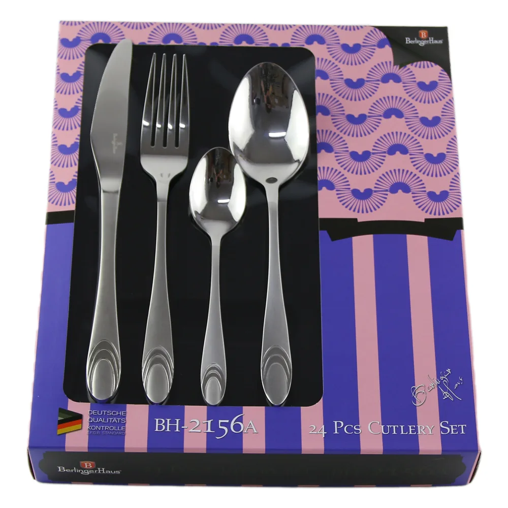 Set Tacamuri 24 piese din inox, Berlinger Haus - BH 2156A