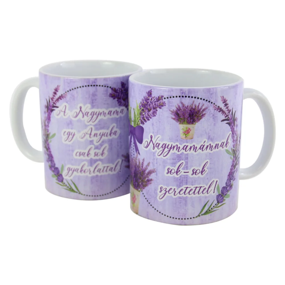 Cana ceramica "Nagymamamnak sok - sok szeretettel!" 330 ml